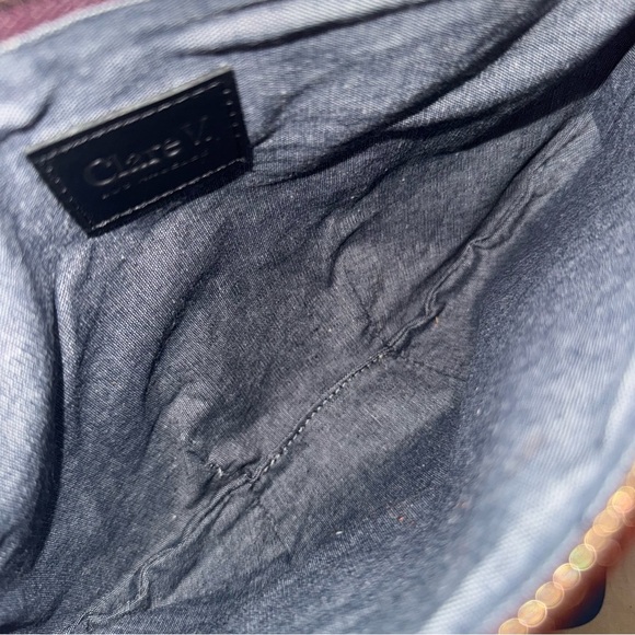 Clare V. poppy bordeaux petit moyen - Picture 4 of 4